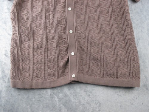 Abercrombie & Fitch Shirt Men Size L Short Sleeve Button Up Cable Knit Preppy - 第 5/13 張圖片