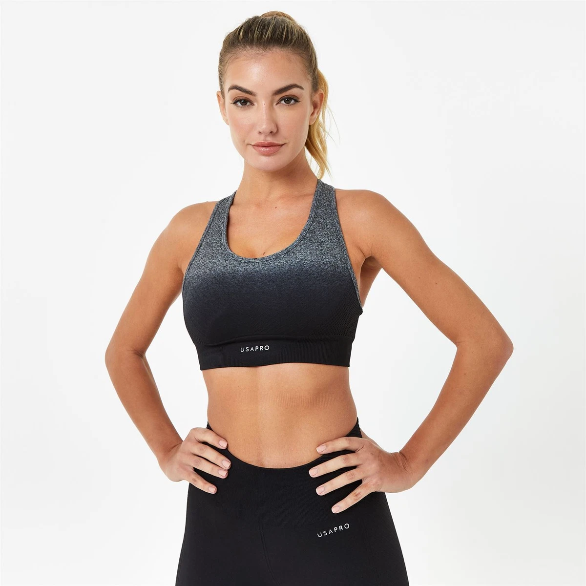 USA Pro Seamless Ombre Bra Ladies Athletic Workout