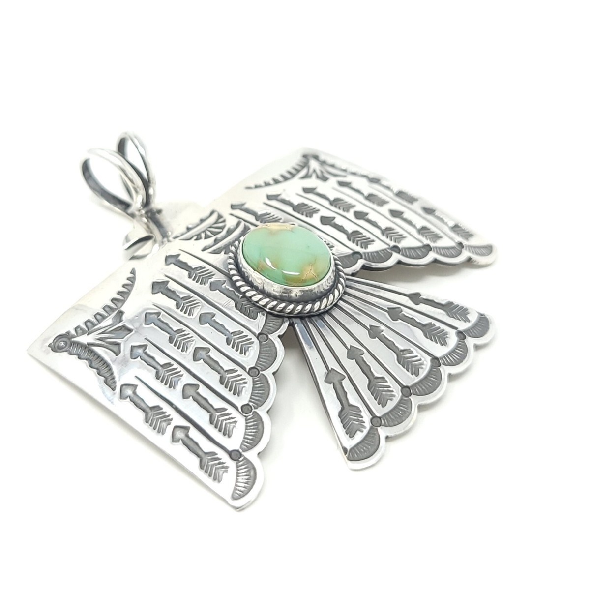 ネックレス・ペンダント Vintage Sunshine Reeves Pendant Sunshine Reeves Navajo Sterling Silver Thunderbird Pendant Nevada