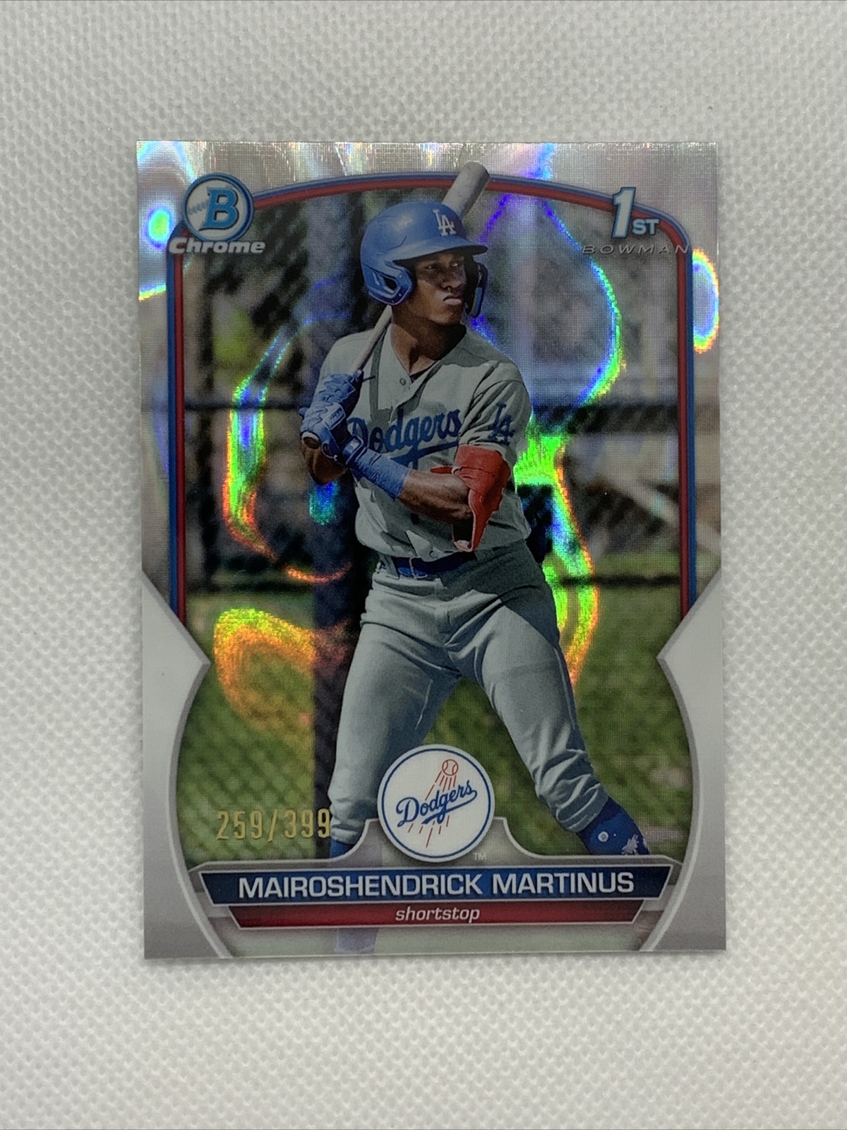 2023 Bowman Chrome MAIROSHENDRICK MARTINUS 1st Lava Refractor #259/399 BCP-55