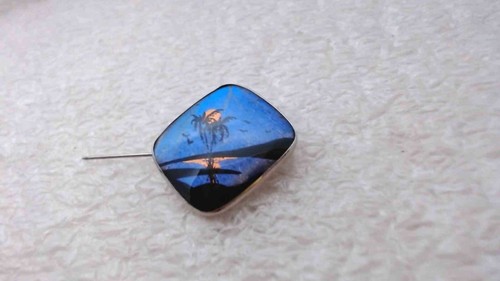 Genuine Hoffman Butterfly wing Brooch in original box vintage mid century - Picture 12 of 15