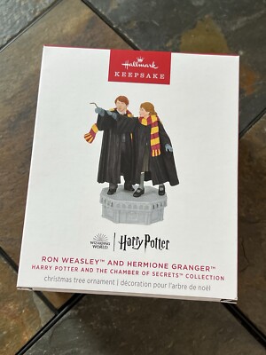 Hallmark Keepsake - Ron Weasley and Hermione Granger - 2024 **NEW / FREE SHIP**