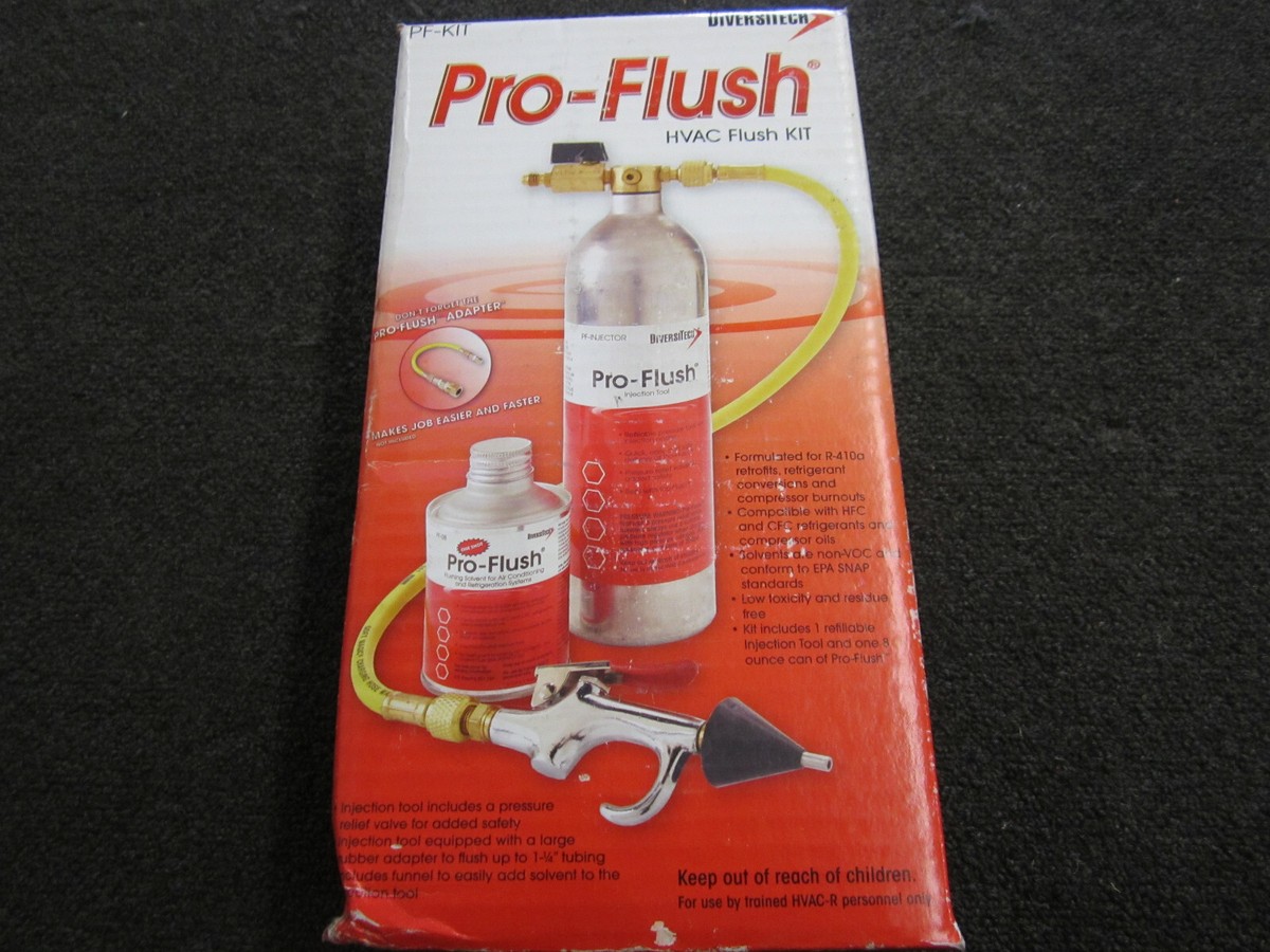 DiversiTech PF-KIT Pro Flush Flushing Solvent Kit NEW