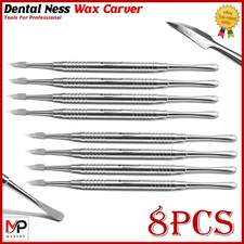Dental Wax Carving Tools 8Pcs   Premium Steel Set for Lab  Modeling   Fast Ship