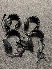 Telex 64438 Intercom Single Side Flexible Headset Ph1 4 Pin Female Lot Of 4