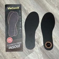 Carbon Fiber Insoles for Pain Relief and Stability in Shoes, Unisex, 28cm
