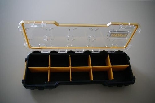 DEWALT 10 Compartment PRO Organizer 17.4"L x 6.5"W x 2.9"H - Picture 3 of 5