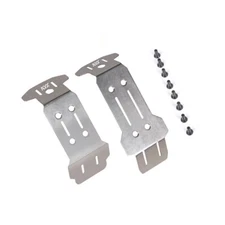 KYX Steel Front Rear Skid Plate Guard Chassis Armor for RC Traxxas 1/18 Widemaxx