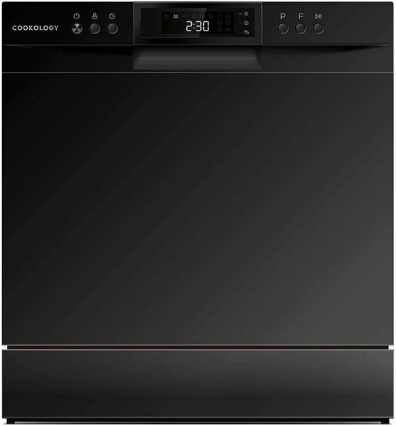 Cookology CTTD8BK 8 Place Setting XL Mini Table Top Dishwasher Black