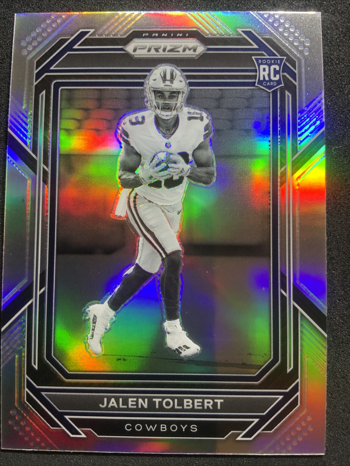 2022 Prizm Jalen Tolbert Silver Prizm Rookie Variation RC #333 Cowboys