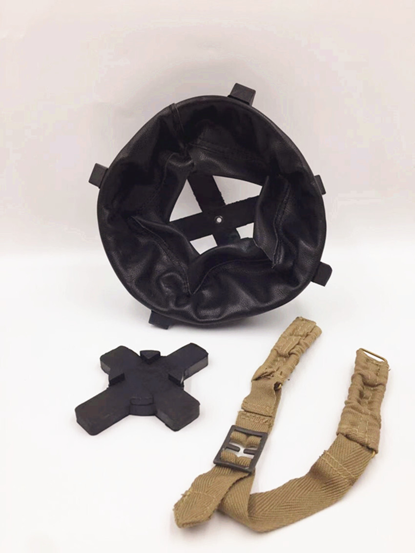 Replica WW2 Helmet Liner UK MK2 Liner W Leather Chinstrap Shell