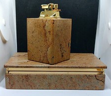 SET FUMO POSACENERE PESO KG 1.3 + ACCENDINO IN MARMO 800 GR CIRCA