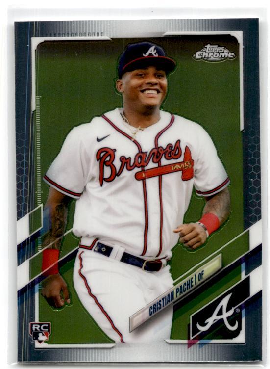 2021 Topps Chrome #178 Cristian Pache Atlanta Braves