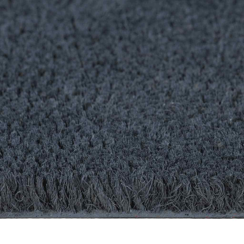 Tapis D'Entrée Gris Moderne 40x60 Cm - Tissé En Polypropylène, Poils Ras | Antidérapant, Facile à Nettoyer - 4