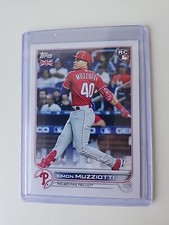 2022 Topps ROOKIE Simon Muzziotti Rookie Philadelphia Phillies #108 UK Edition
