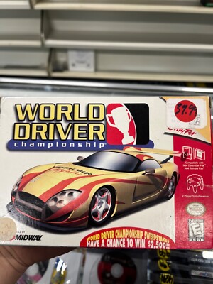 World Driver Championship Nintendo64 N64 Cib Complete in Box | eBay
