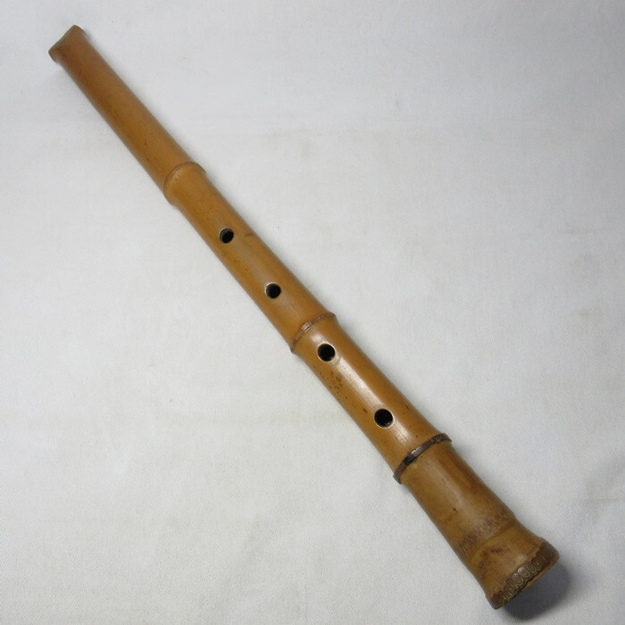 G0595 Real Japanese bamboo ware traditional popular flute SHAKUHACHI