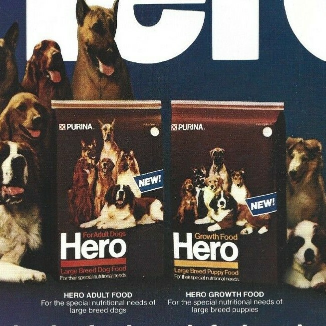 Print Ad, Purina Hero Dog Food Magazine Ad, Dog Food Ad