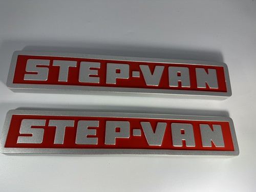 Step Van Emblem Vintage Fits Chevy Set 2 Left And Right Side - Picture 7 of 9