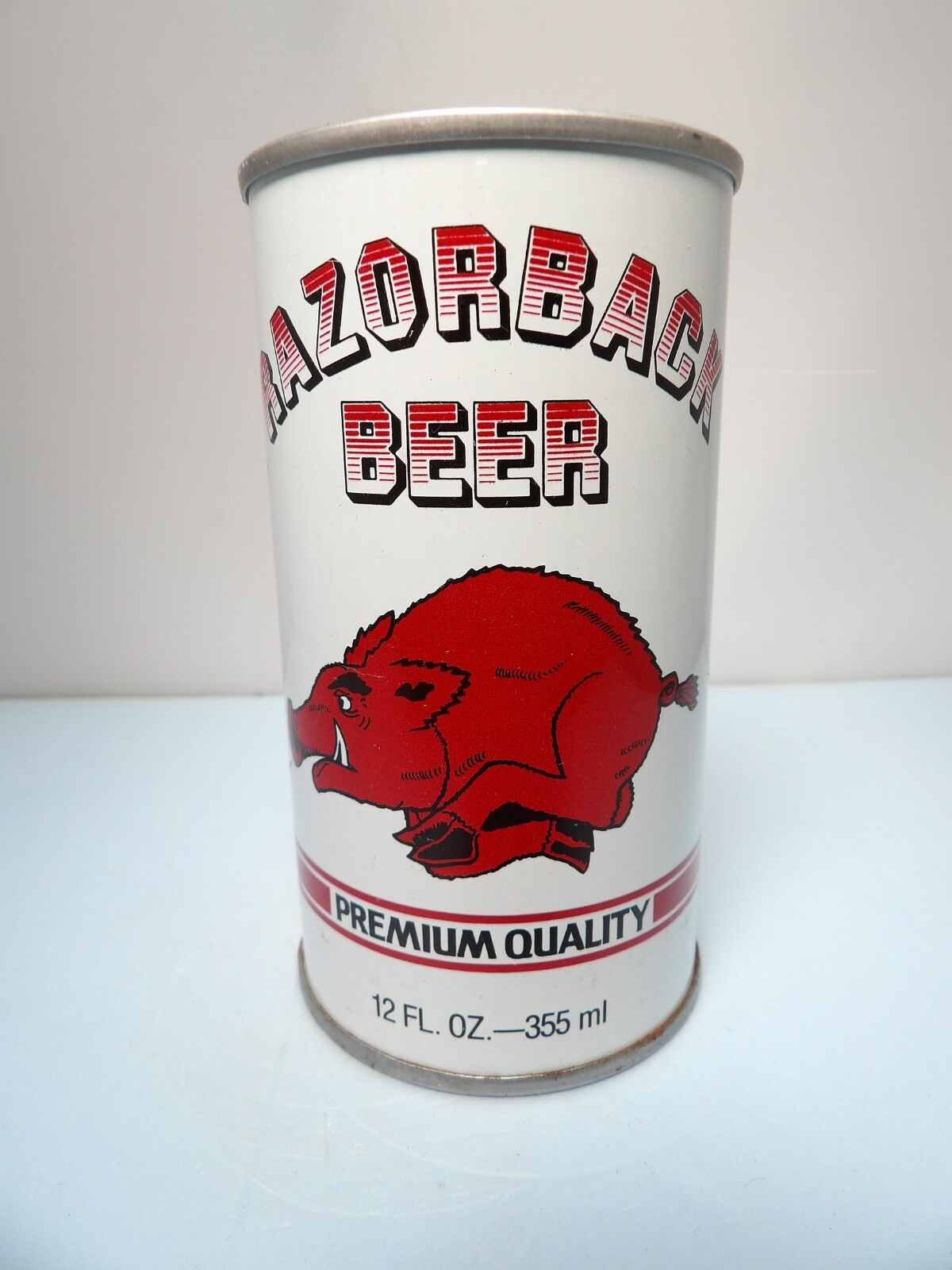 RAZORBACK PULL TAB BEER CAN #112-22 ARKANSAS FOOTBALL BASEBALL SOCCER BASKETBALL