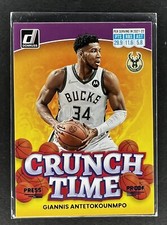 2022-23 Donruss Basketball Giannis Antetokounmpo CRUNCH TIME Purple Press Proof