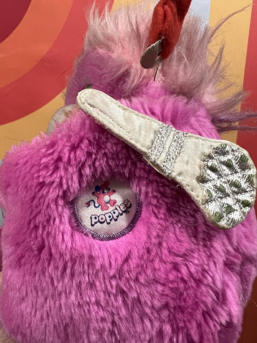 Rare vintage 80s punk rock Punkity Rockstar Popple stuffed animal