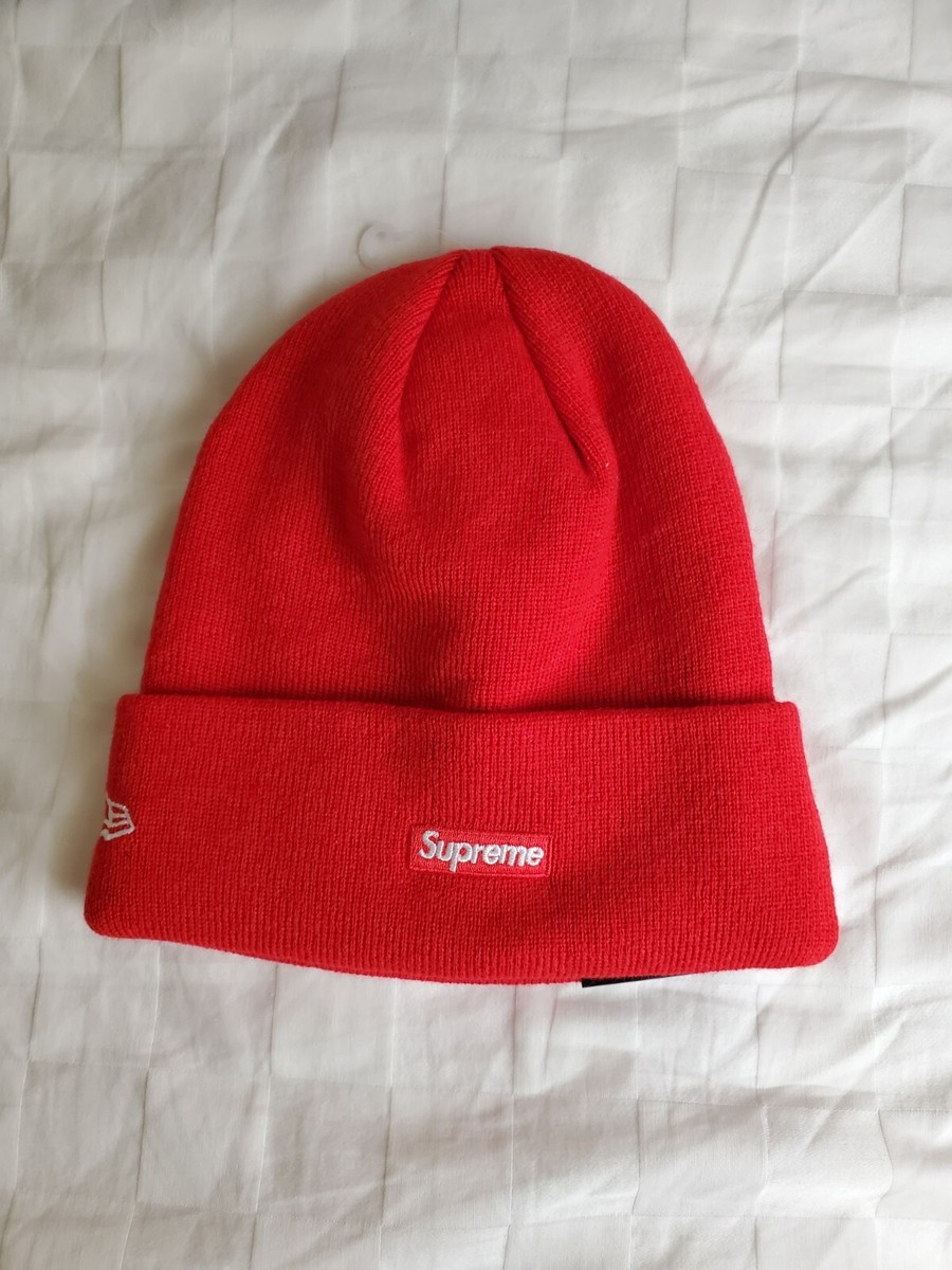 Supreme New Era S Logo Beanie FW19 RED Neon 2019 | eBay