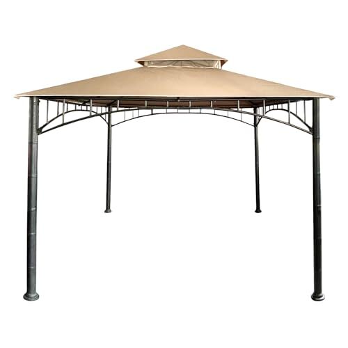10X10 Replacement Canopy roof Cover Top Only for Target Madaga Gazebo(Khaki)