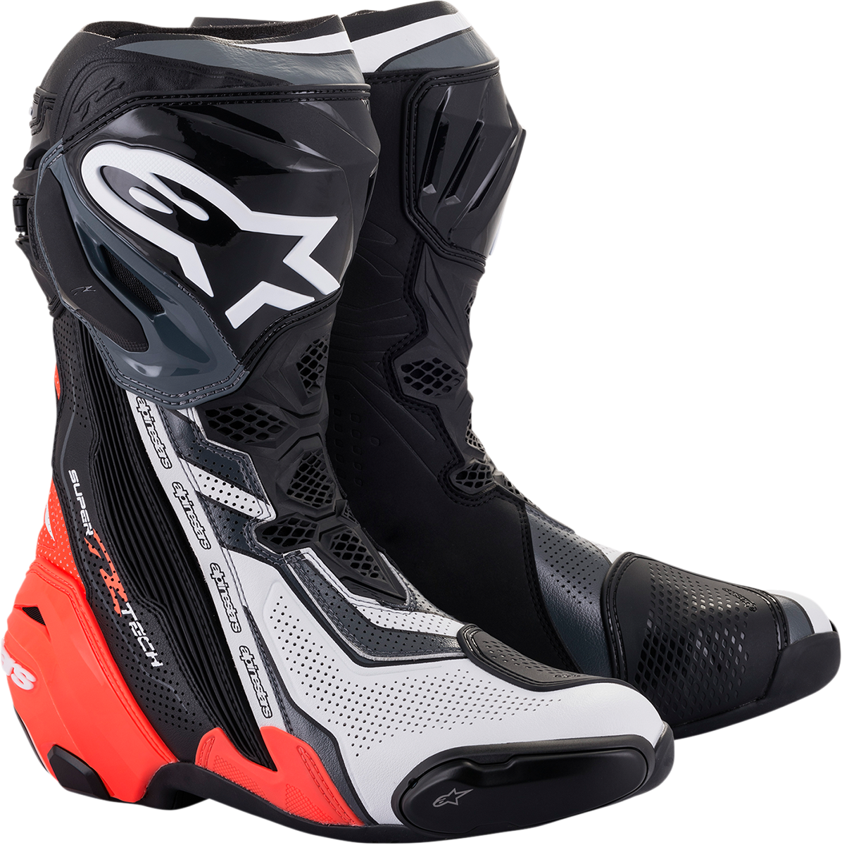 Alpinestars Supertech R Vented Boots US 7.5 / EU 41 Black/Red