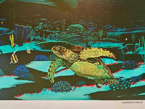 Wyland Humpback Dance HAND SIGNED NUMBERED art print on CANVAS whales sea turtle - Picture 8 of 12