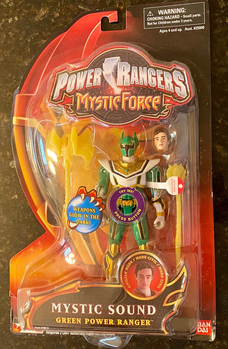 MYSTIC SOUND GREEN Power Rangers MYSTIC FORCE Collection NEW 2006