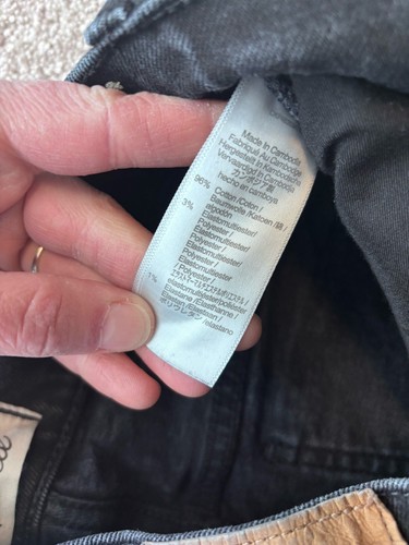 Madewell Jeans Women's *26 (28x30) actual Faded Black The Perfect Vintage Flare - Picture 5 of 10