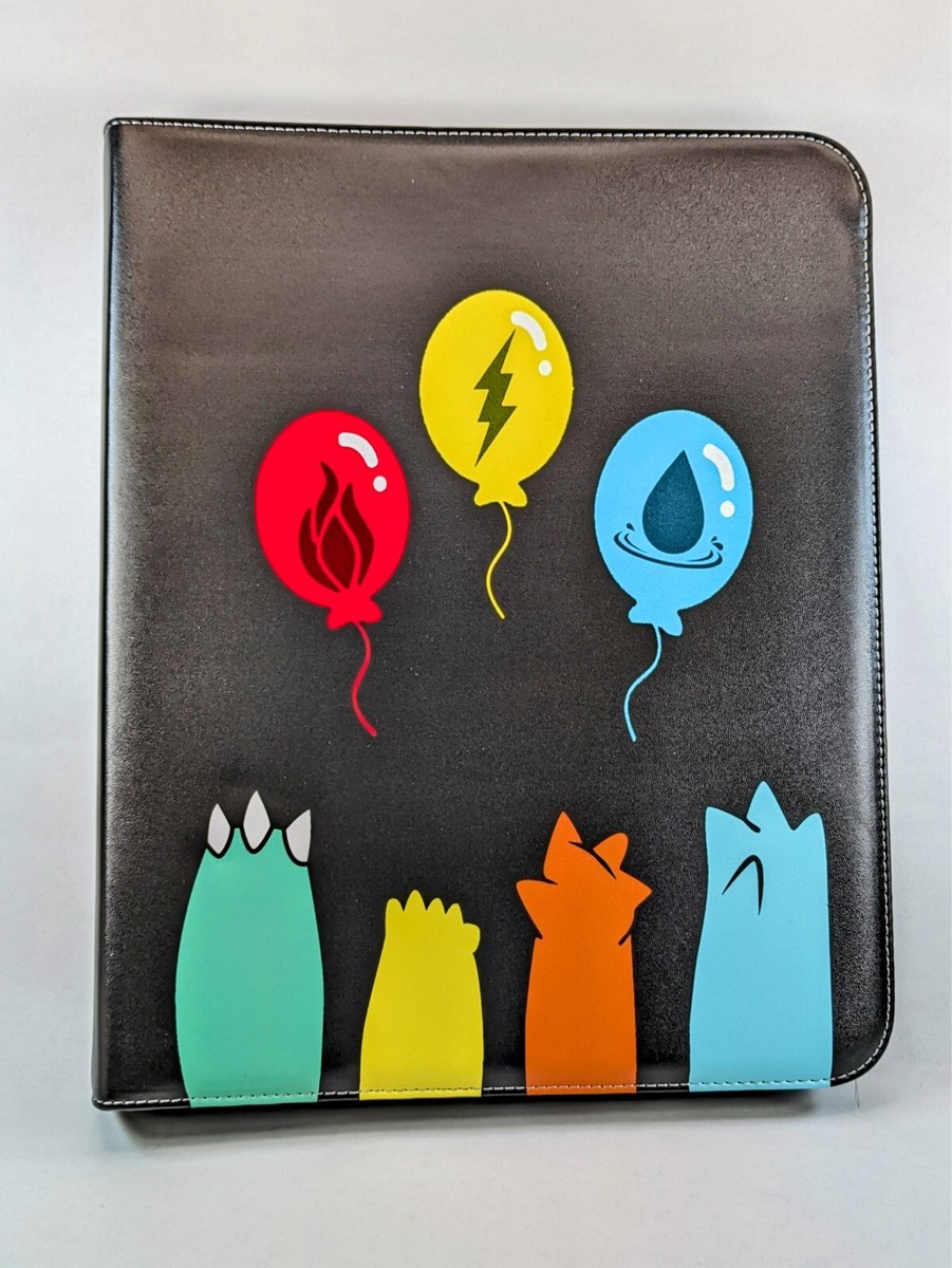 pokemon binder one card per page 2-Pocket Mini Cards Binder for Pokemon Cards Fit 80 Pcs Cards main image 0