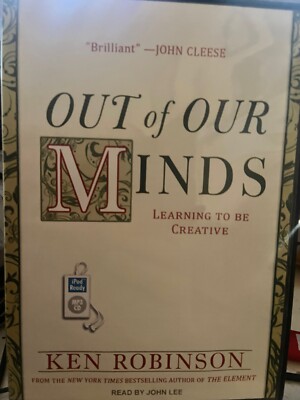 Out of Our Minds Learning to be Creative - Ken Robinson - RARE MP3 CD - 10 hours