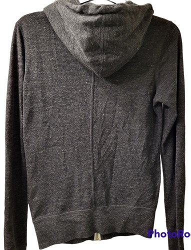 Giacca leggera Nike nera taglia XS cotone con cerniera con cappuccio marrone logo Nike - Foto 2 di 9