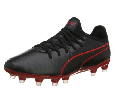 Puma King Pro FG schwarz / rot Jungen Mädchen Fußballschuhe 105608-03 Unisex