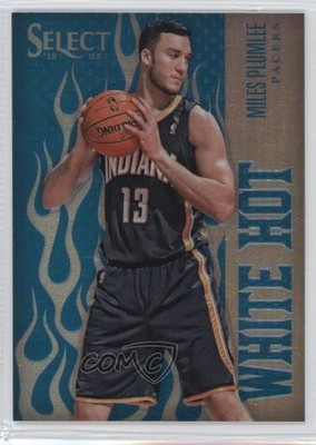 2012 Panini Select Rookies White Hot Silver Prizm 13/25 Miles Plumlee #23 RC 2w5