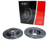 2X Maxgear Bremsschebeiben 240Mm Voll Hinten Passend FÜR Opel Combo Corsa Tigra