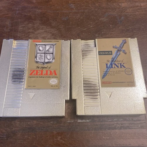 Legend Of Zelda 1 & II NES Nintendo