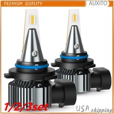 1/2set Auxito Yellow Fanless HB4 9006 LED Fog Lamp Light Bright 1:1 As Halogen