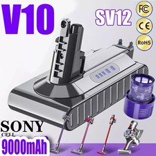 9.0AH For Dyson V10 Battery SV12 Absolute Animal Vacuum Cleaner Battery 25.2V