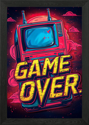 Gaming Lover Gerahmtes Wandbild Poster Leinwanddruck Bild