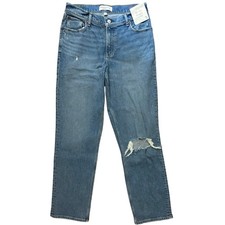 NWT Abercrombie  Fitch The 90  s Straight Low Rise Curve Love Jean Size 8R/29