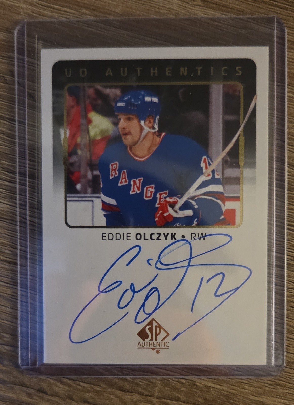 2025-26 Sp Authentic - Ud Authentics Autographs Ed Olczyk #UDA-EO (AU, MEM)