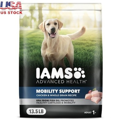 Mobility Support Dry Dog Food W/ Chicken Whole Grain Probiotics 13.5lbs New