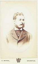 CDV Card Man C. Wynne Brompton Photograph (1034)