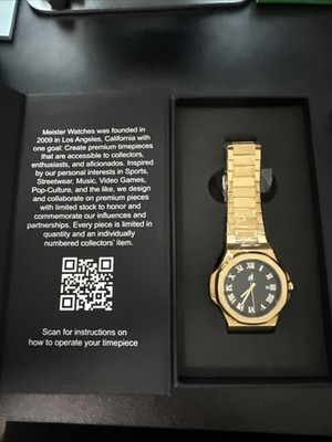Meister Hi Level Men s Gold Watch Ambassador Limited Edition 19/100