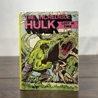 Vtg The Incredible Hulk Lost In Time Marvel 1980 Whitman Big Little Books 5782-2