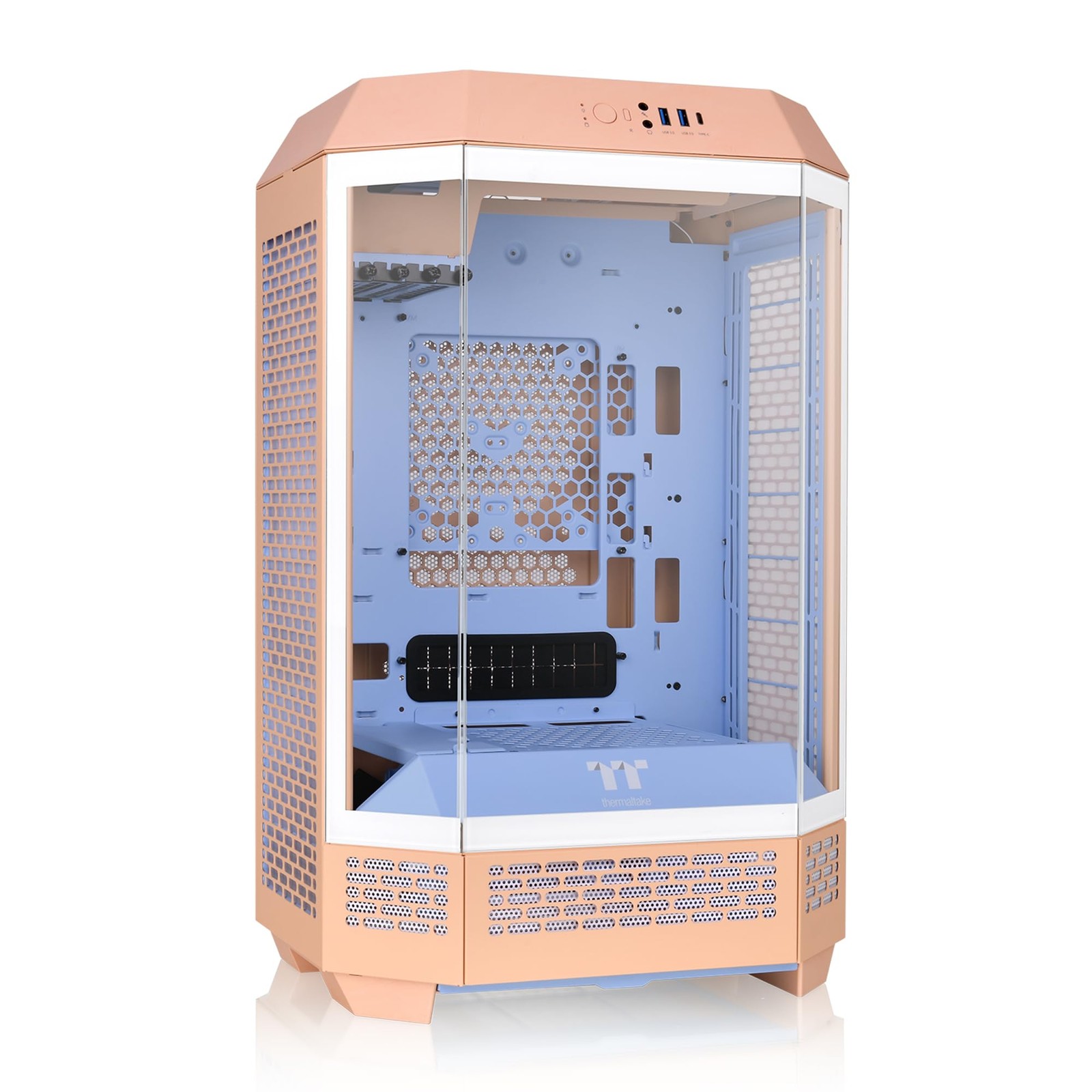 Корпус микро-башни Thermaltake The Tower 300 Peach Fuzz ca-1y4-00skwn-00 29190₽