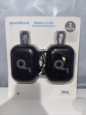 Soundcore Select 4 Go Bluetooth Speaker by Anker 2-pack Bundle Open Box